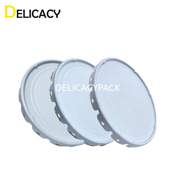 Το μέταλλο σιδήρου υποστρωμάτων λευκοσιδήρου μπορεί καπάκια για 10L γύρω από το βιομηχανικό χημικό κάδο χρωμάτων