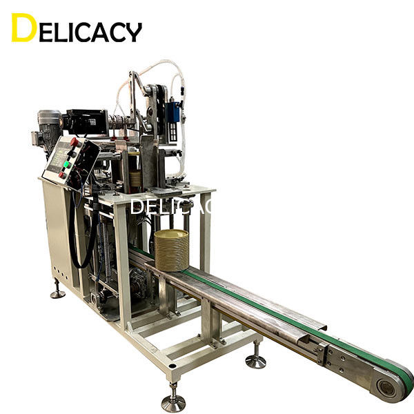 Το αυτόματο μέταλλο μπορεί κάνοντας να επεξεργαστεί την τάση στοιβαχτών 380V 50Hz καπακιών στη μηχανή