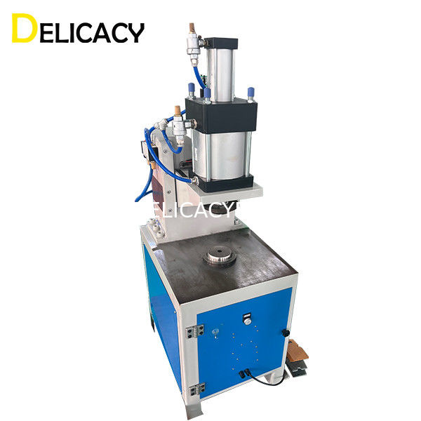 Ημι αυτόματη μηχανή παραγωγής δοχείων κασσίτερου που βάζει φλάντζα για τα στρογγυλά δοχεία σε 99mm 127mm