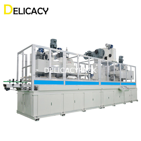 Πλήρης αυτόματη μηχανή κατασκευής κουτιών κασσίτερου 30 cpm για παραγωγή δοχείων μεταλλικών χρωμάτων