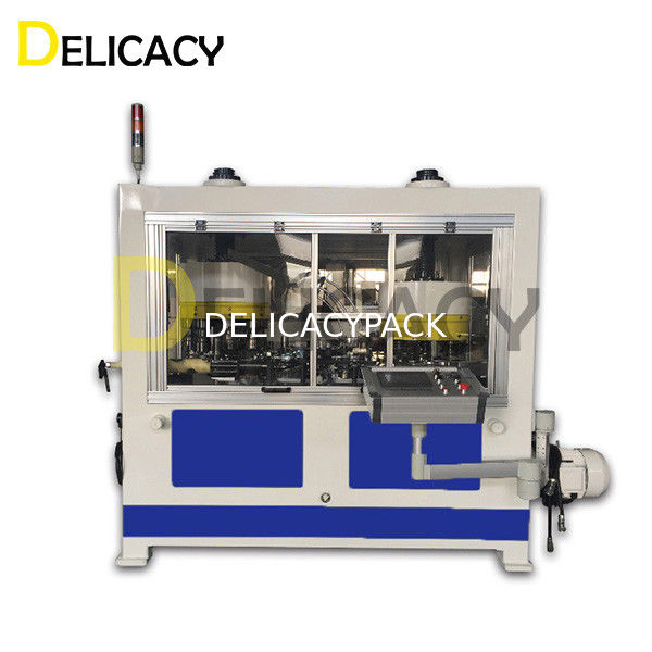 Αυτοματοποιημένη μηχανή κατασκευής δοχείων από μέταλλο για το λαιμό Φλάντζερ Σφράγιση δοχείων με γάλα σε σκόνη