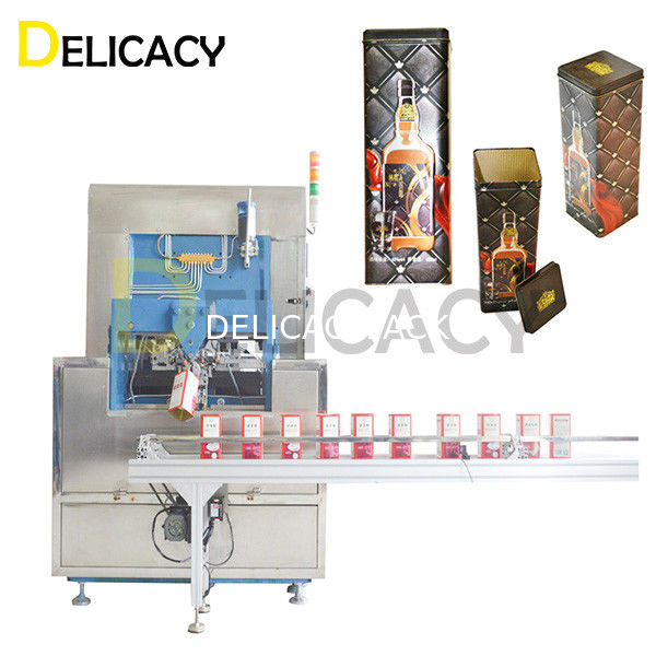 Κουτί κλεισίματος μηχανή ράψιμο για το ουίσκι συσκευασία Κουτί κουτί ορθογώνιο κρασί Κουτί κουτί κριθαριού Bree Κουτί